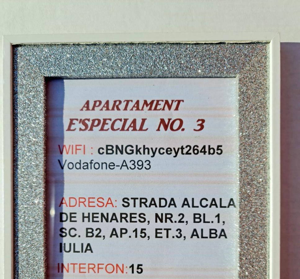 Apartament E'Special No3 Alba Iulia Zewnętrze zdjęcie